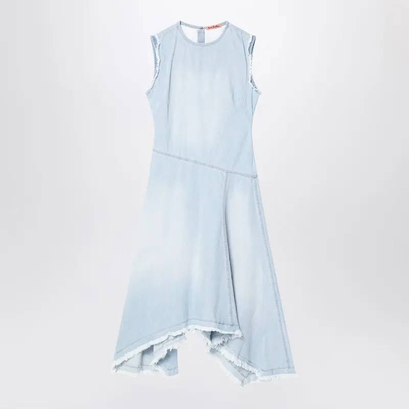 Light Blue Denim Asymmetric Dress - Acne Studios