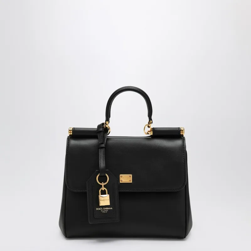 Shoulder Bag My Sicily In Black Leather - Dolce & Gabbana