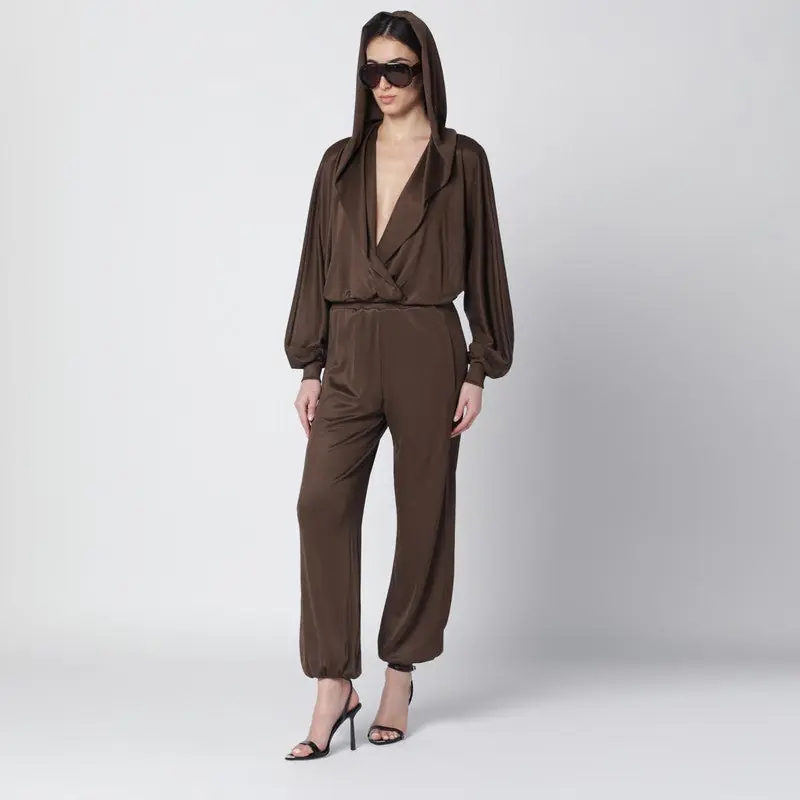 Grace Knit Set In Chocolate - The Andamane