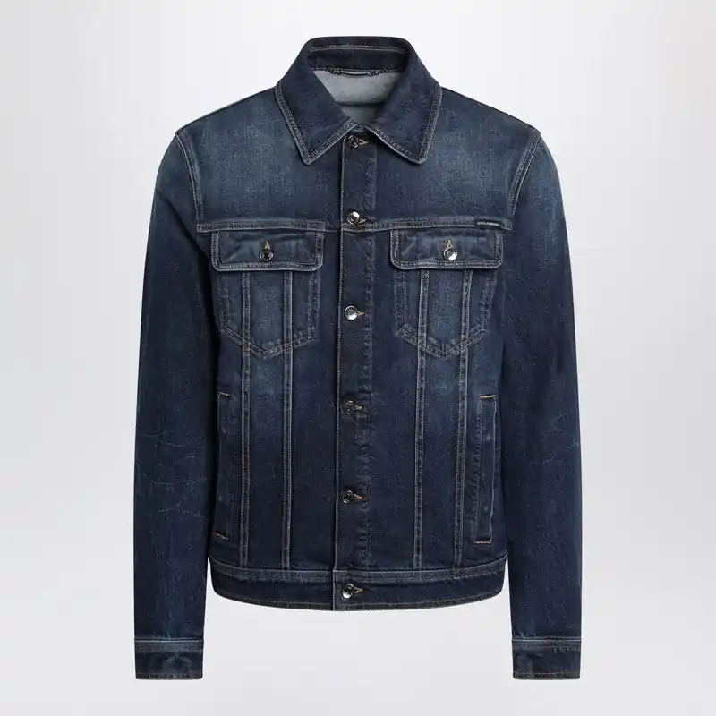 Blue Denim Jacket - Dolce & Gabbana