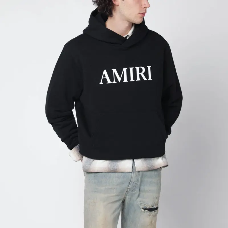 Black Hoodie With Logo - Amiri