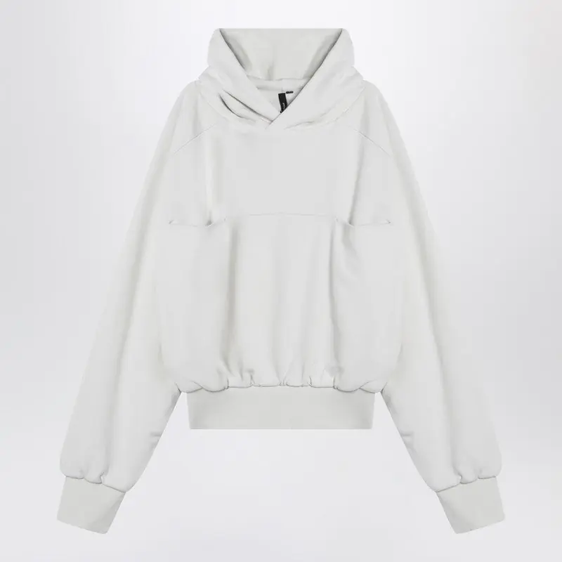 Ivory Hoodie In Cotton - Entire Studios