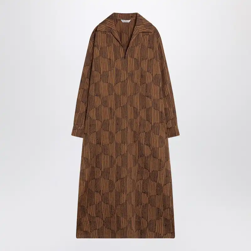 Olive Green Shirt Dress In Cotton - Max Mara