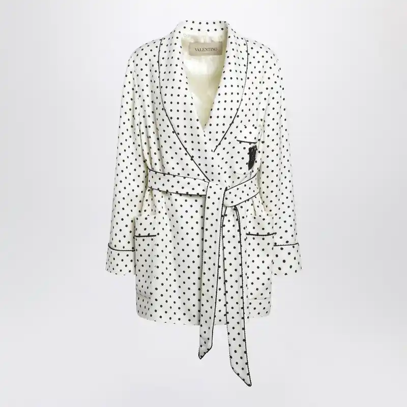 Supergrain Jacket With Plusdepois Print - Valentino Garavani