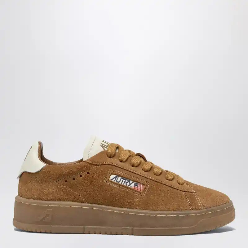 Sneakers Dallas In Brown Suede - Autry