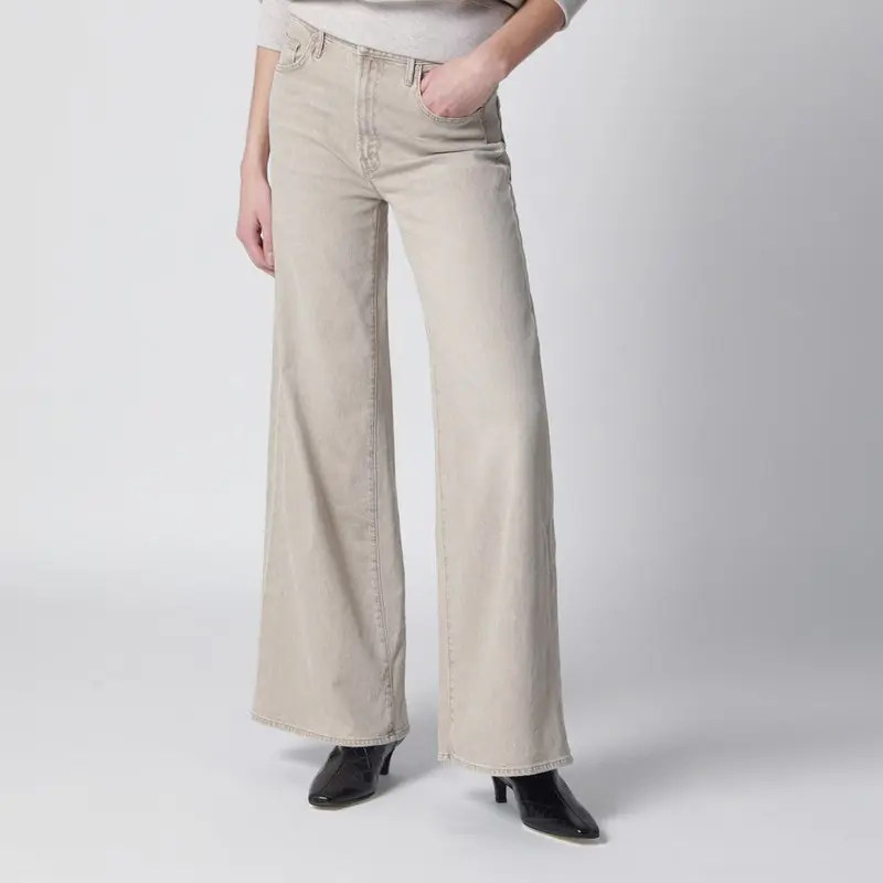 Jeans The Undercover Sneak In Caramel Beige - Mother
