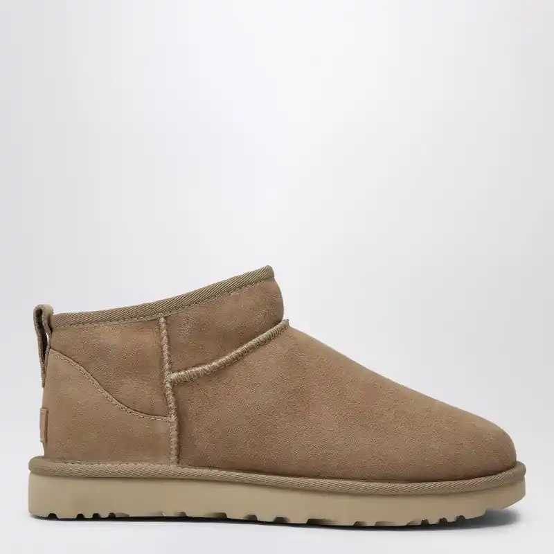 Classic Ultra Mini Ankle Boots In Sand - UGG