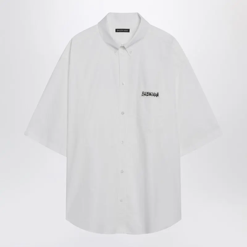 White Masking Tape Shirt - Balenciaga